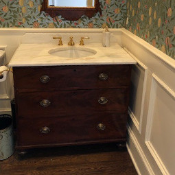 Bathroom vanity countertop